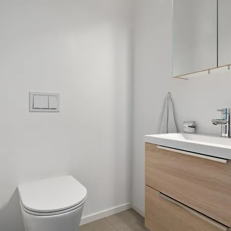 Architectural Gem At Nostet With Bathtub And Balcony Apartment
